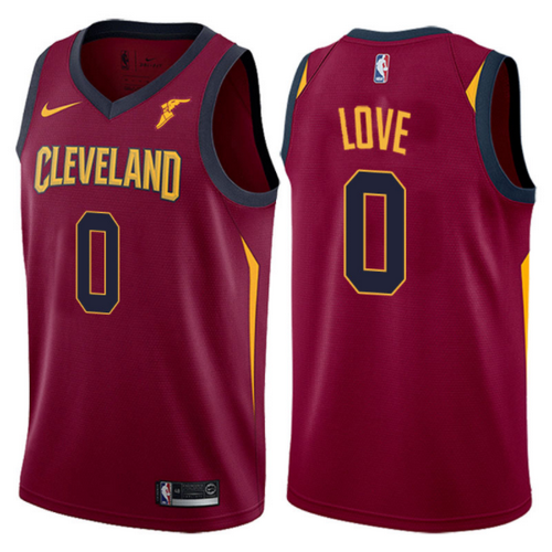 Maglie Basket kevin love 0 2017-2018 cleveland cavaliers Rosso
