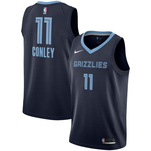 maglia mike conley 11 2018-2019 memphis grizzlies navy