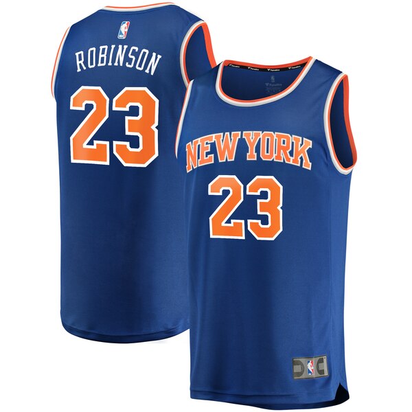 canotta basket mitchell robinson 23 2020 new york knicks blu