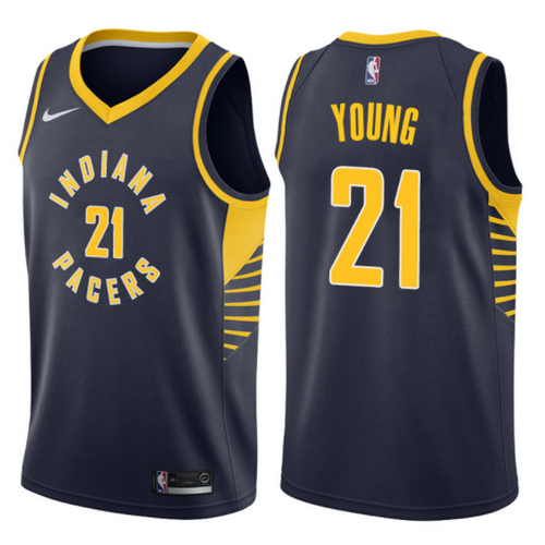 maglia thaddeus young 21 2017-2018 indiana pacers navy