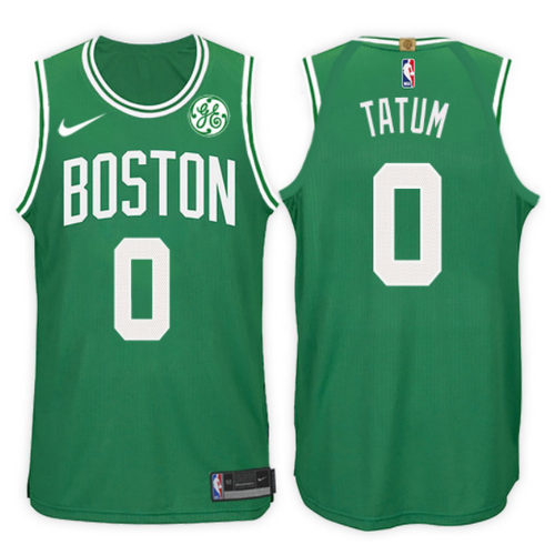 maglia jayson tatum 0 2017-2018 boston celtics verde