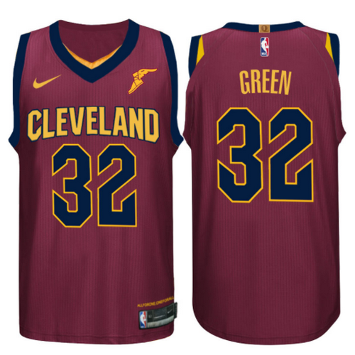 maglia basket jeff green 32 2017-2018 cleveland cavaliers rosso