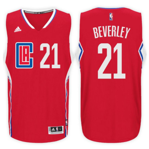 maglia patrick beverley 21 2017 los angeles clippers rosso