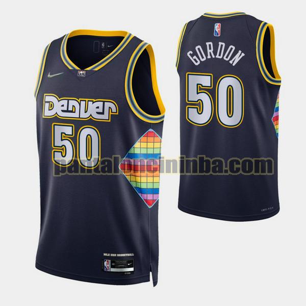 Canotta Uomo basket Aaron Gordon 50 Denver Nuggets Navy 2021-2022