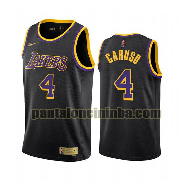 Canotta Uomo basket Alex Caruso 4 Los Angeles Lakers Nero 2021