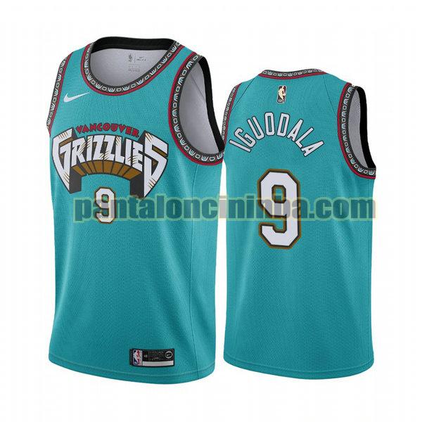 Canotta Uomo basket Andre Iguodala 9 Memphis Grizzlies Verde City Edition 2020