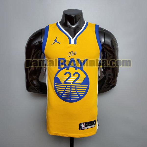 Canotta Uomo basket Andrew Wiggins 22 Golden State Warriors Giallo Versione Fan