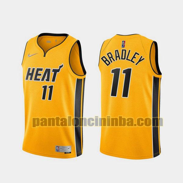 Canotta Uomo basket Avery Bradley 11 Miami Heat Giallo 2021