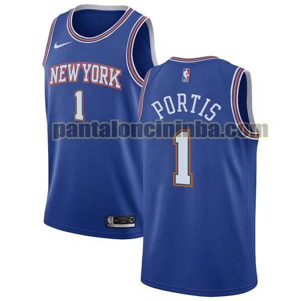 Canotta Uomo basket Bobby Portis 1 New York Knicks Blu City Edition 2020