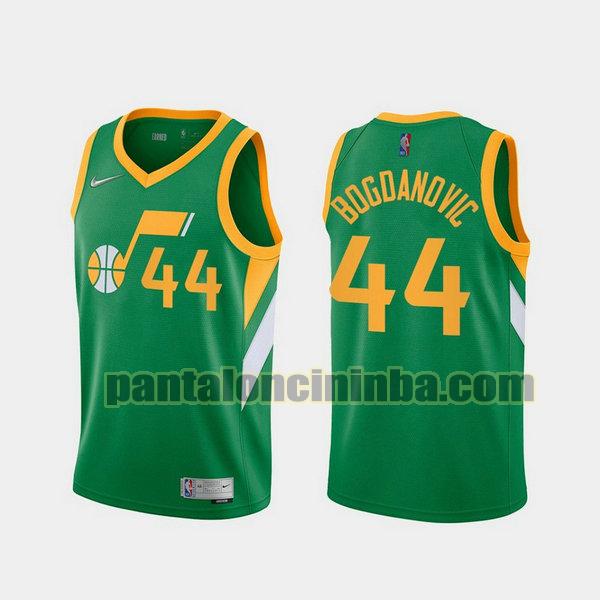 Canotta Uomo basket Bojan Bogdanovic 44 Utah Jazz Verde 2021