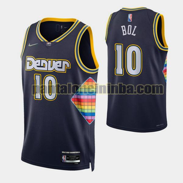 Canotta Uomo basket Bol Bol 10 Denver Nuggets Navy 2021-2022