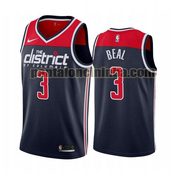 Canotta Uomo basket Bradley Beal 3 Washington Wizards Blu City Edition 2020