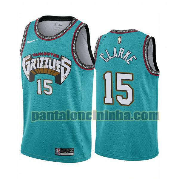 Canotta Uomo basket Brandon Clarke 15 Memphis Grizzlies Verde City Edition 2020