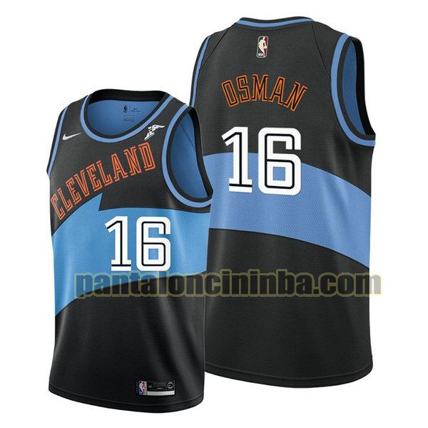 Canotta Uomo basket Cedi Osman 16 Cleveland Cavaliers Blu City Edition 2020