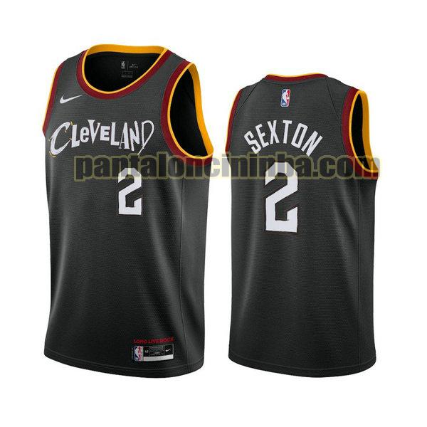 Canotta Uomo basket Collin Sexton 2 Cleveland Cavaliers Nero 2021