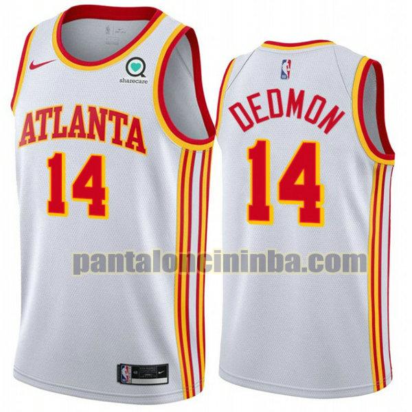 Canotta Uomo basket Dewayne Dedmon 14 Atlanta Hawks Bianca 2021