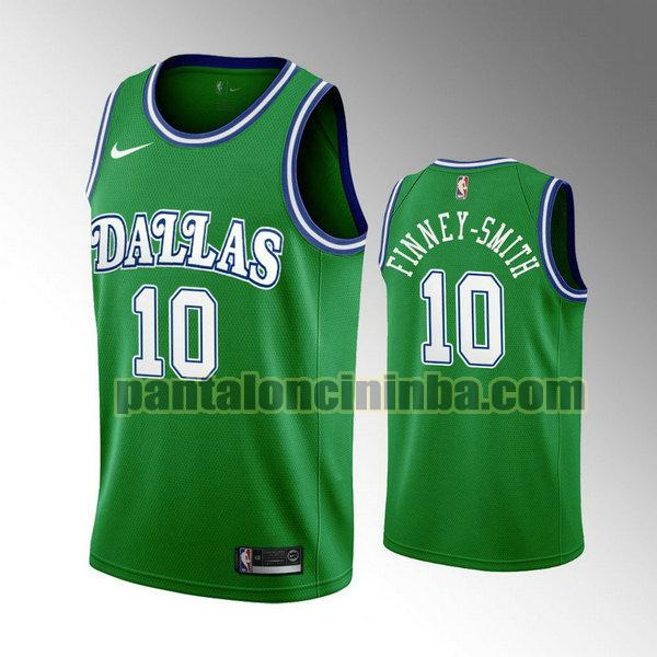 Canotta Uomo basket Dorian Finney-Smith 10 Dallas Mavericks Verde Retro