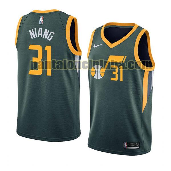 Canotta Uomo basket Georges Niang 31 Utah Jazz Verde City Edition 2020