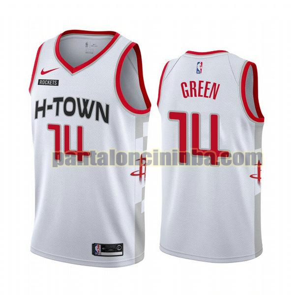 Canotta Uomo basket Gerald Green 14 Houston Rockets Bianca City Edition 2020