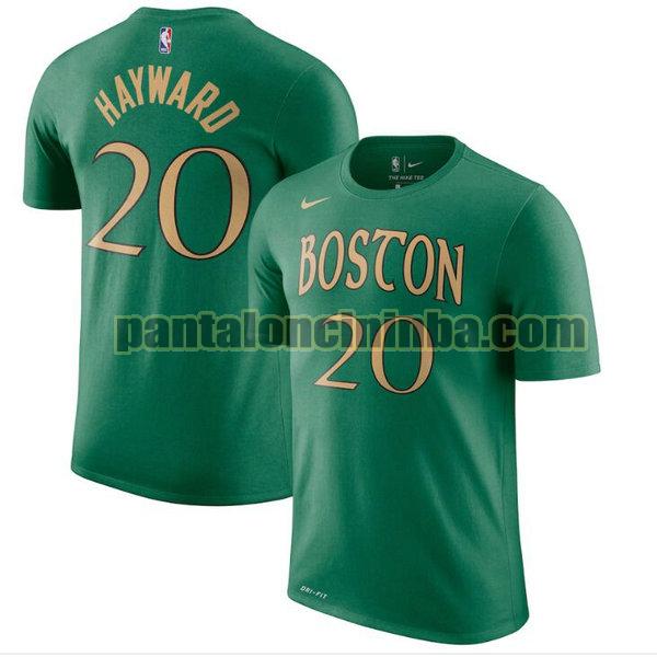 Canotta Uomo basket Gordon Hayward 20 Boston Celtics Verde City Edition 2020