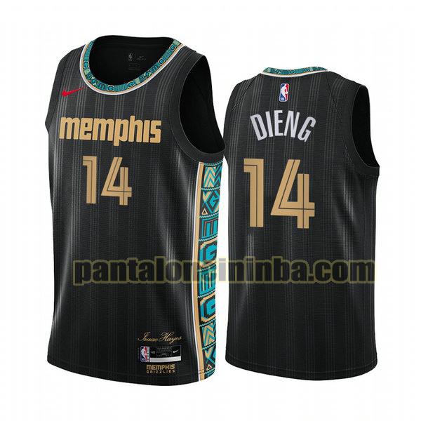 Canotta Uomo basket Gorgui Dieng 14 Memphis Grizzlies Nero 2020 2021