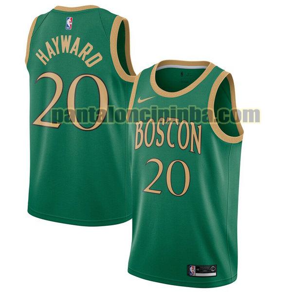 Canotta Uomo basket Hayward 20 Boston Celtics Verde City Edition 2020