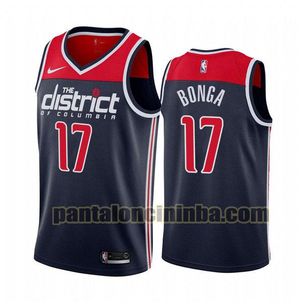 Canotta Uomo basket Isaac Bonga 17 Washington Wizards Blu City Edition 2020