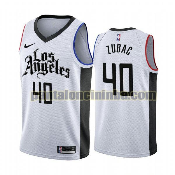 Canotta Uomo basket Ivica Zubac 40 Los Angeles Clippers Bianca City Edition 19 20