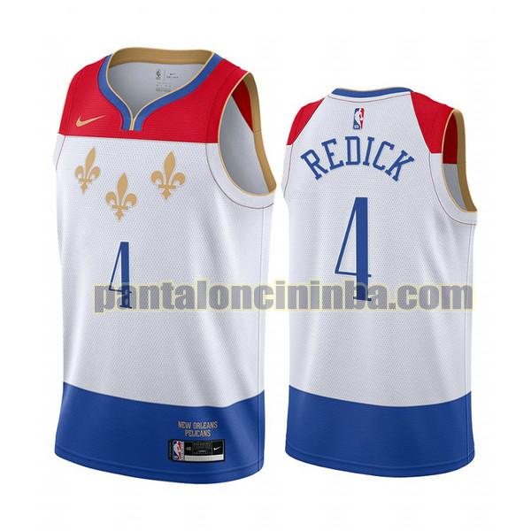 Canotta Uomo basket JJ Redick 4 New Orleans Pelicans Bianca