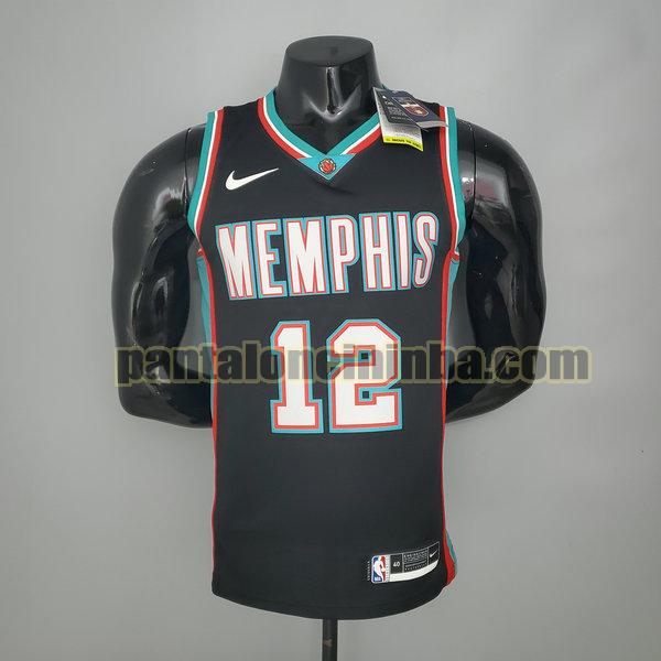 Canotta Uomo basket Ja Morant 12 Memphis Grizzlies Nero Versione Fan