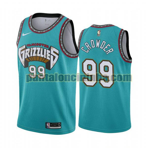 Canotta Uomo basket Jae Crowder 99 Memphis Grizzlies Verde City Edition 2020