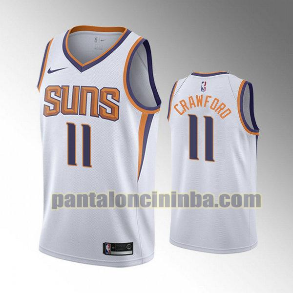 Canotta Uomo basket Jamal Crawford 11 Phoenix Suns Bianca City Edition 2020