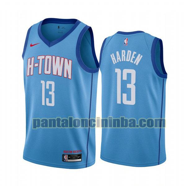 Canotta Uomo basket Jame Harden 13 Houston Rockets Blu 2020 2021