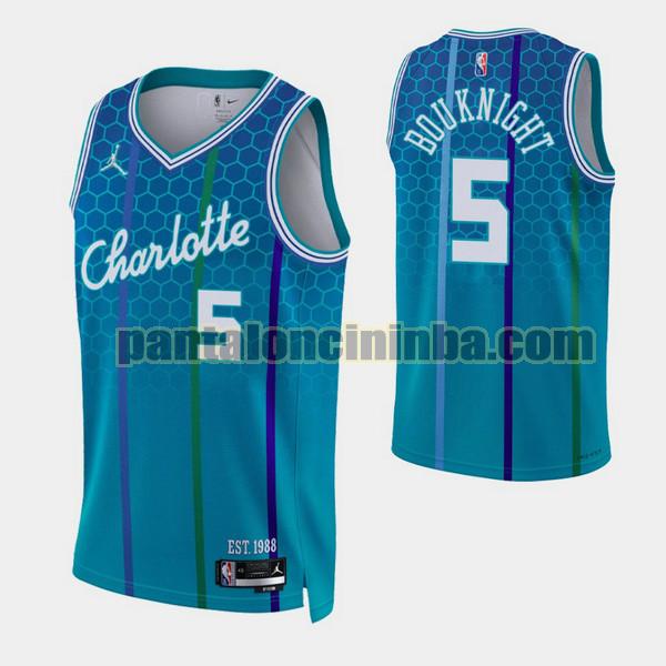 Canotta Uomo basket James Bouknight 5 Charlotte Hornets Blu 2021-2022