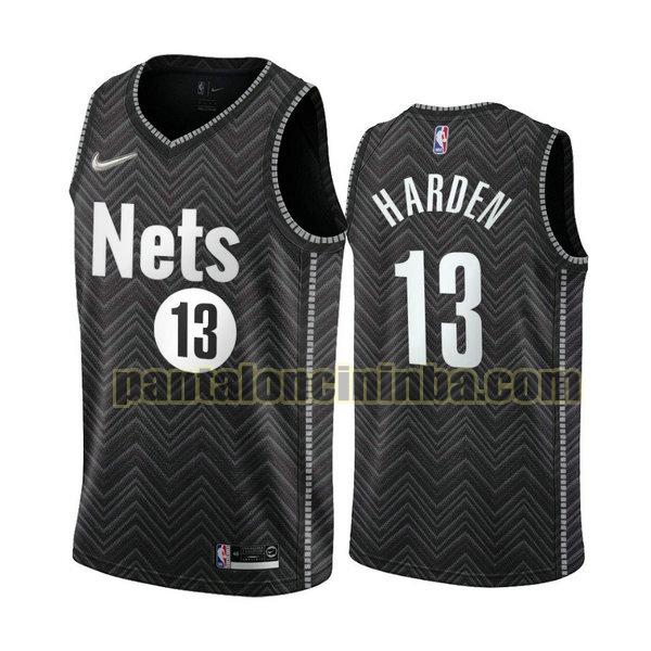 Canotta Uomo basket James Harden 13 Brooklyn Nets Nero 2021