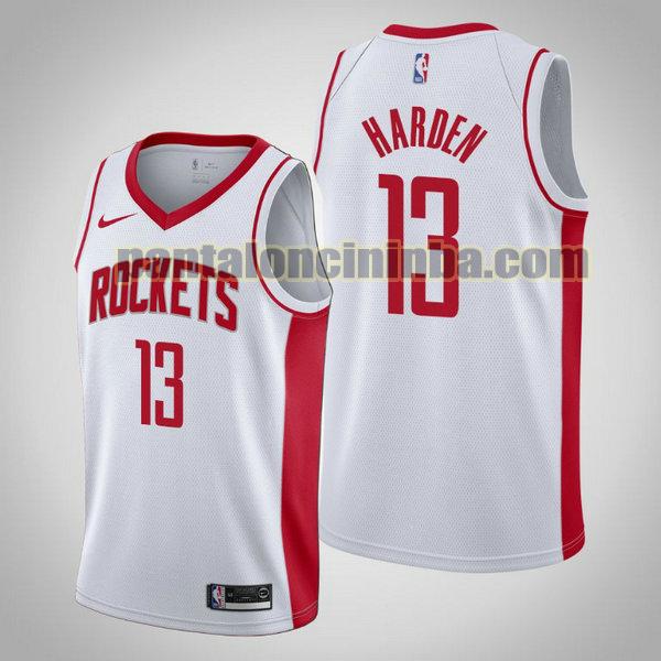 Canotta Uomo basket James Harden 13 Houston Rockets Bianca City Edition 19 20