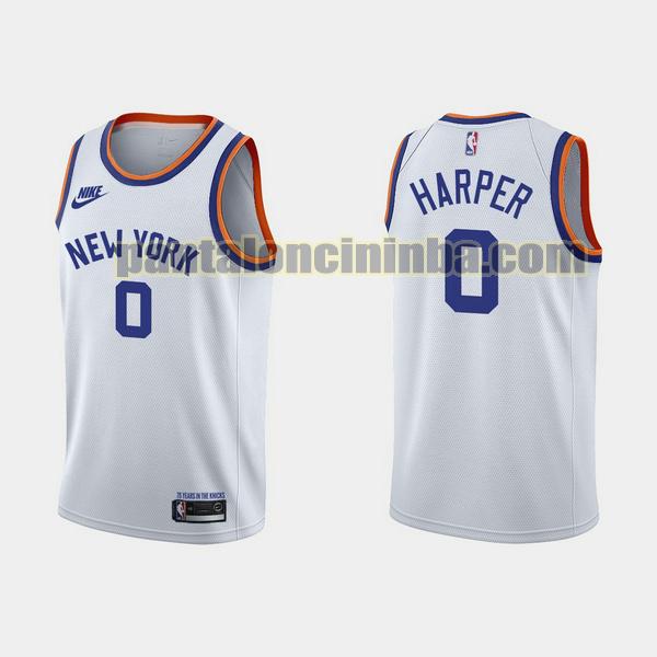 Canotta Uomo basket Jared Harper 0 New York Knicks Bianca