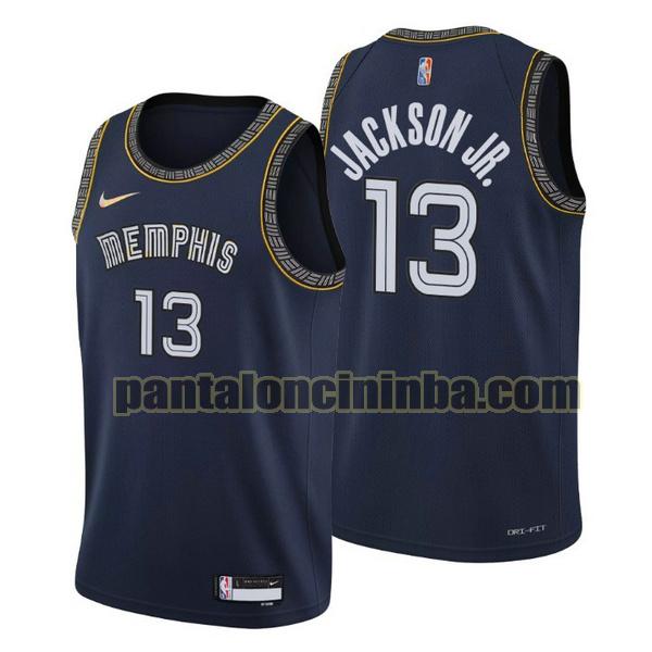 Canotta Uomo basket Jaren Jackson Jr. 13 Memphis Grizzlies Navy 2021-2022