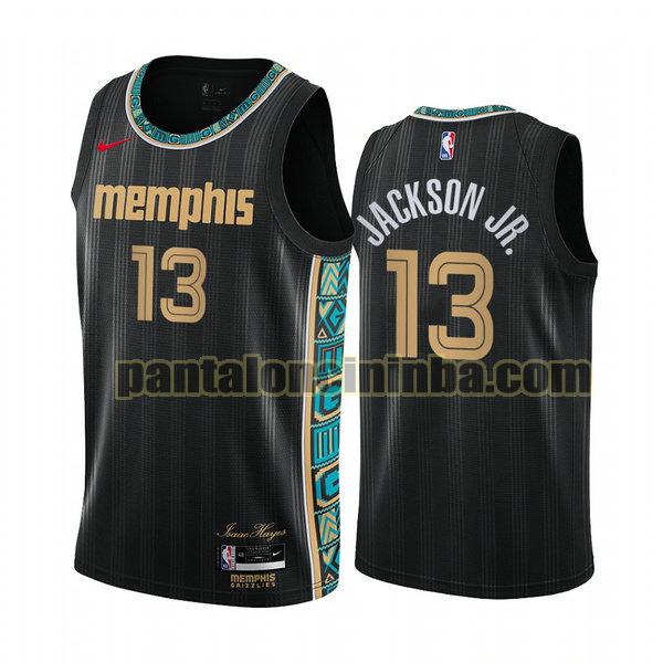 Canotta Uomo basket Jaren Jackson Jr. 13 Memphis Grizzlies Nero 2020 2021
