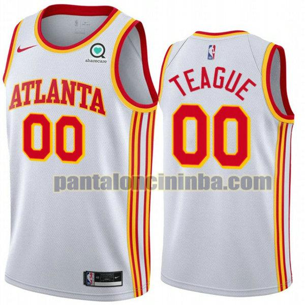 Canotta Uomo basket Jeff Teague 0 Atlanta Hawks Bianca 2021