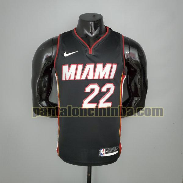 Canotta Uomo basket Jimmy Butler 22 Miami Heat Nero Versione Fan