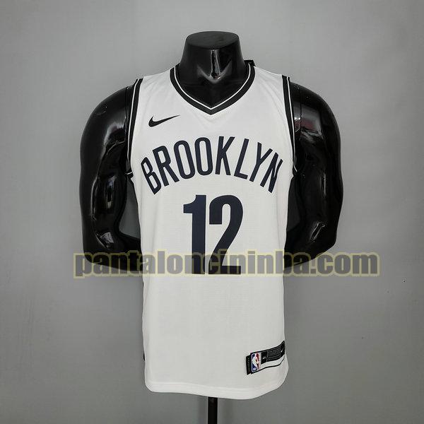 Canotta Uomo basket Joe Harris 12 Brooklyn Nets Bianca Versione Fan