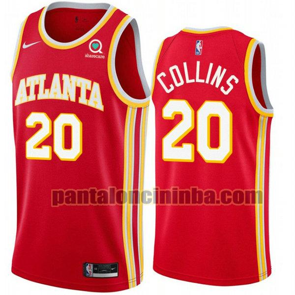 Canotta Uomo basket John Collins 22 Atlanta Hawks Rosso 2021