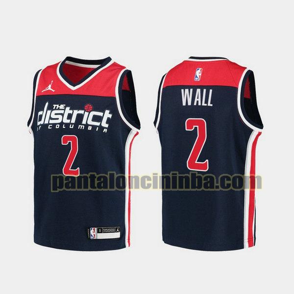 Canotta Uomo basket John Wall 2 Washington Wizards Navy 2021