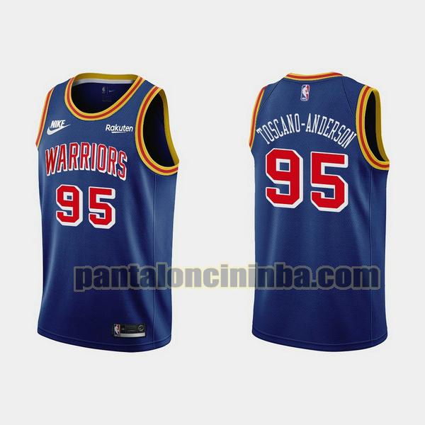 Canotta Uomo basket Juan Toscano 95 Golden State Warriors Blu 2021-2022