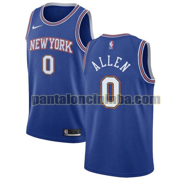 Canotta Uomo basket Kadeem Allen 0 New York Knicks Blu City Edition 2020