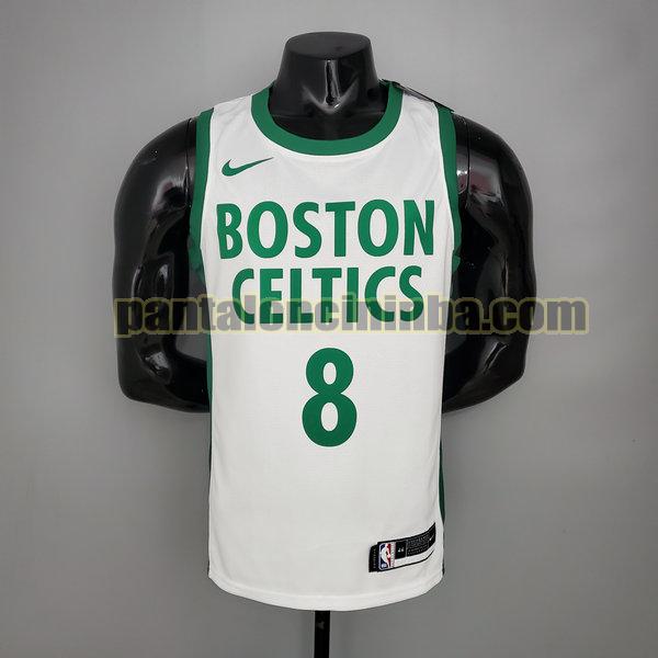 Canotta Uomo basket Kemba Walker 8 Boston Celtics Bianca Versione Fan