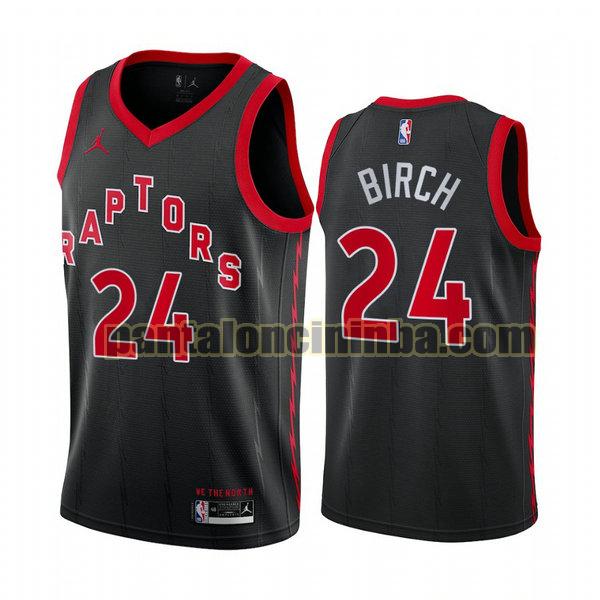 Canotta Uomo basket Khem Birch 24 Toronto Raptors Nero 2021