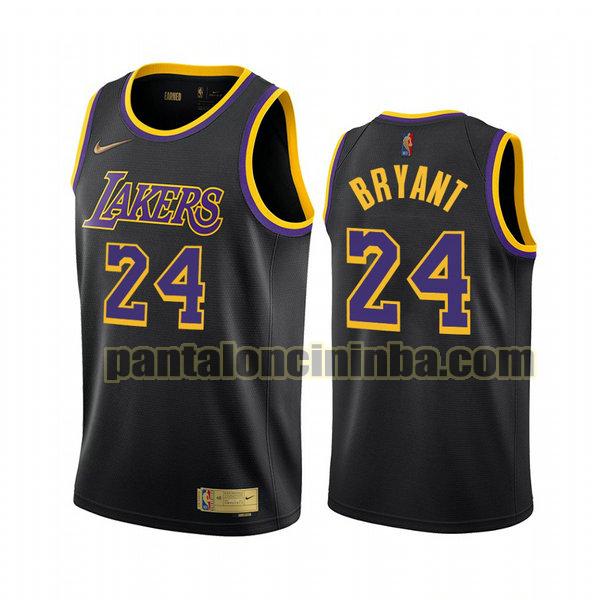 Canotta Uomo basket Kobe Bryant 24 Los Angeles Lakers Nero 2021