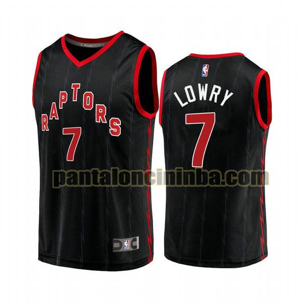 Canotta Uomo basket Kyle Lowry 7 Toronto Raptors Nero 2021